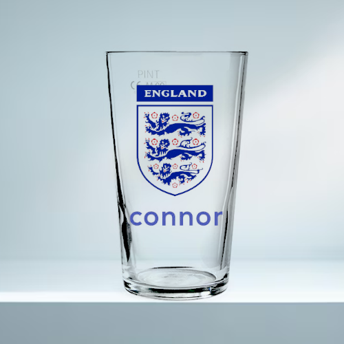 (image for) Personalised Football Team pint pot beer glass