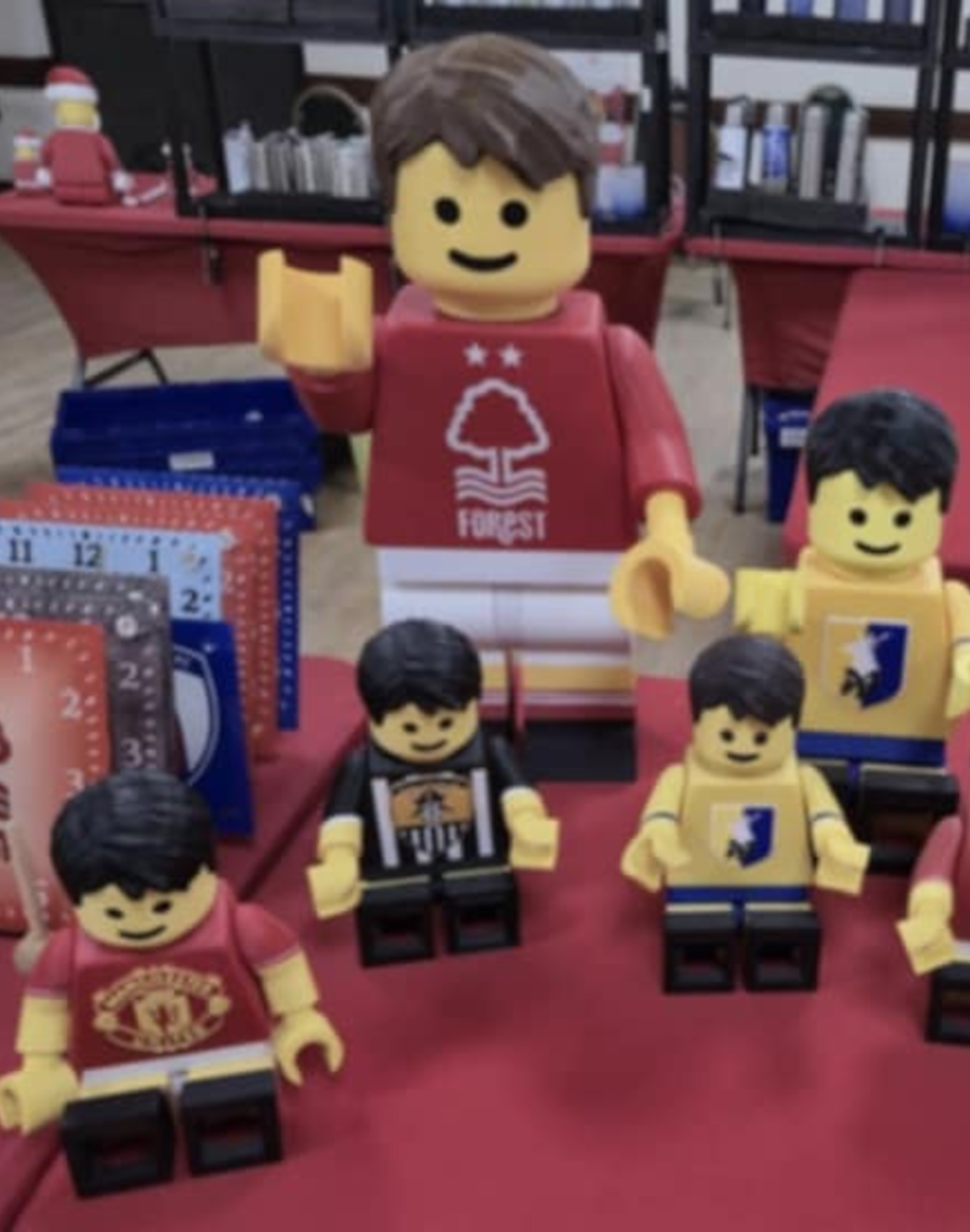 (image for) LEGO INSPIRED CUSTOM MEGA BIG BRICK FIGURE ( YOUR COLOURS WITH YOUR LOGO)